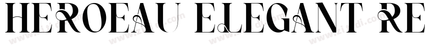 HEROEAU ELEGANT REG字体转换